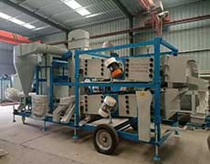 茂恒機械：5XFQSJ-7.5DM型風選分級篩裝車發貨！